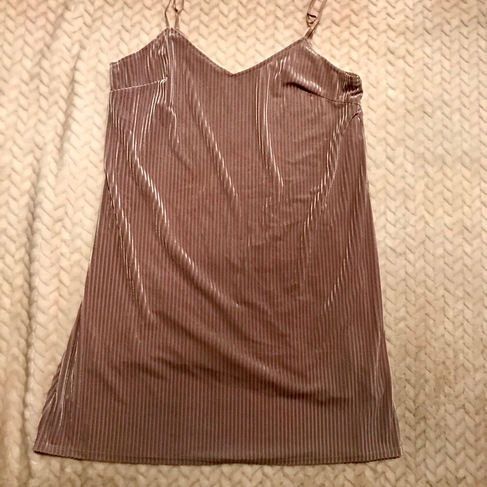 Velvet mini dress